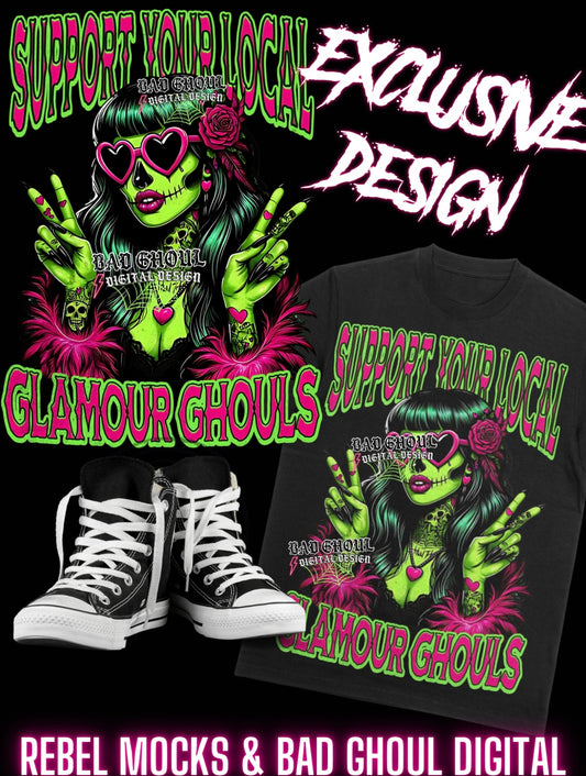 EXCLUSIVE Support Your Local Glamour Ghouls  PNG DOWNLOAD