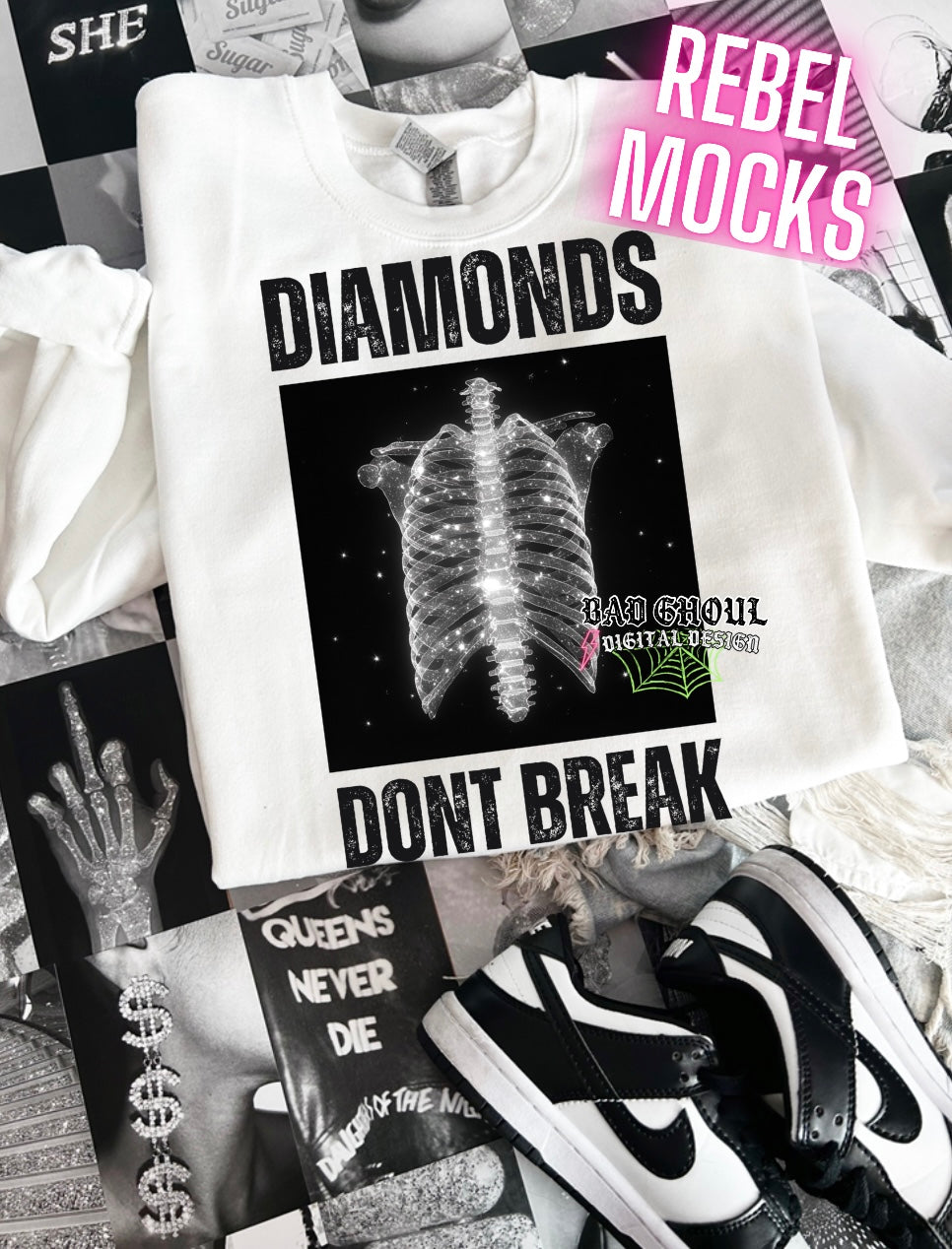 Black and White Bundle PNG Download