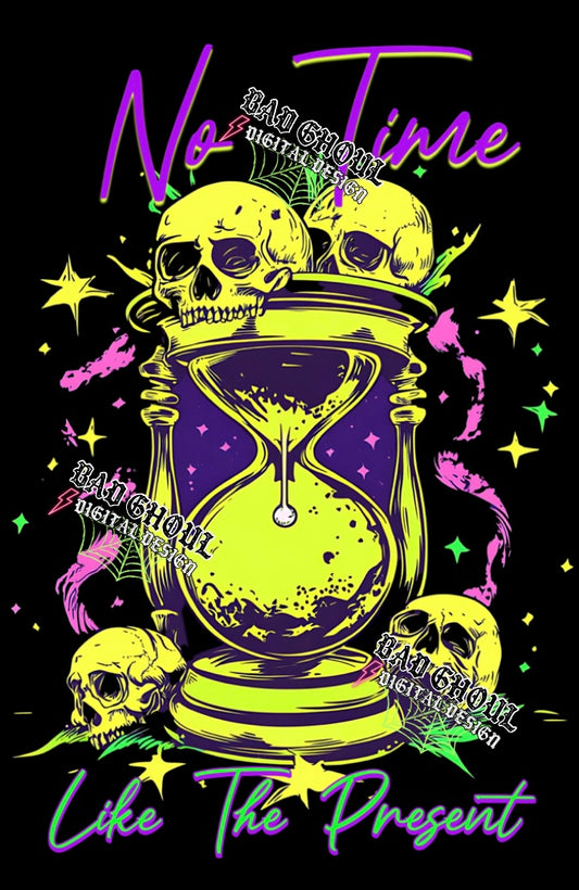 No Time PNG Download black fabric only