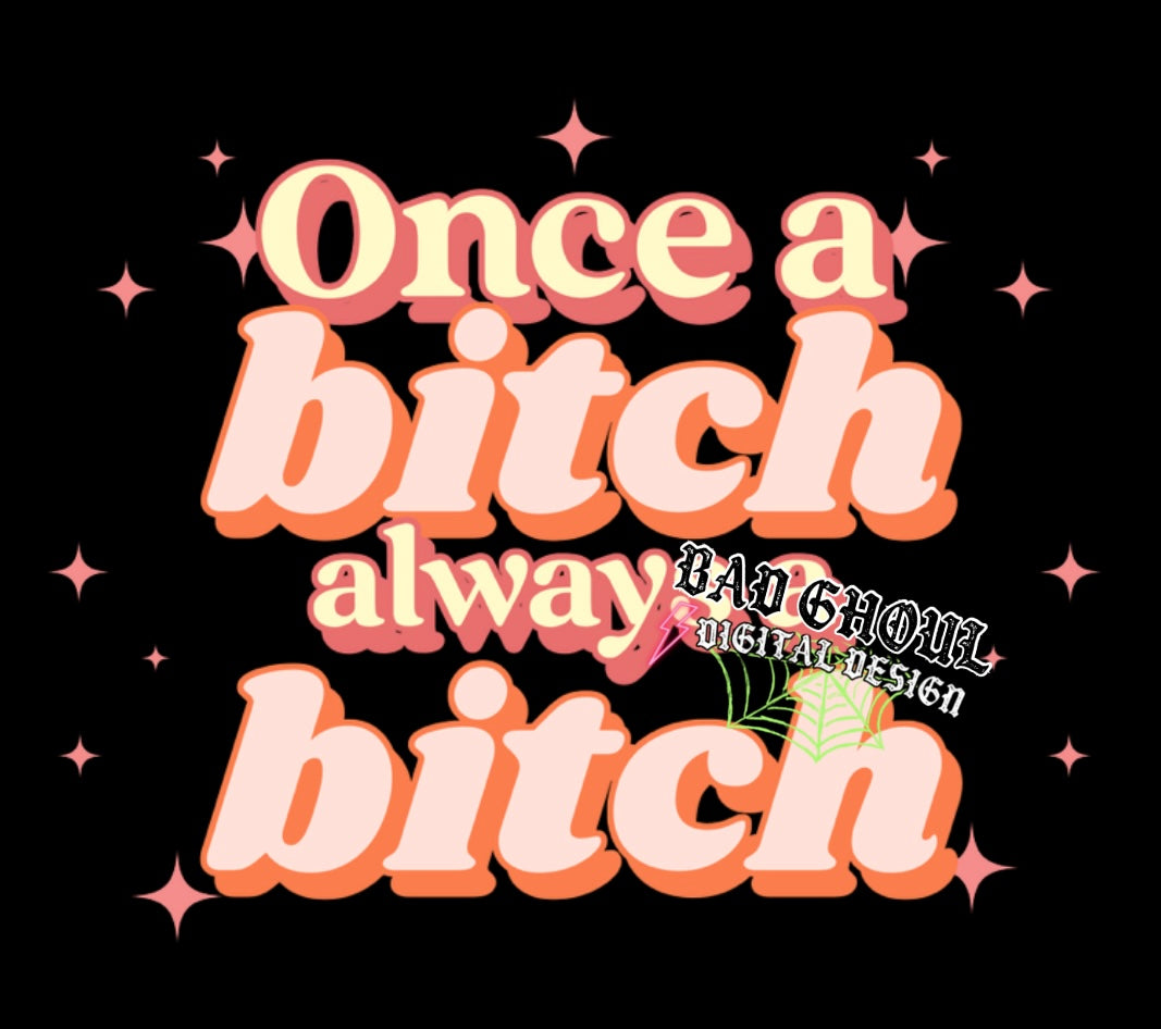 Once a Bitch PNG Download