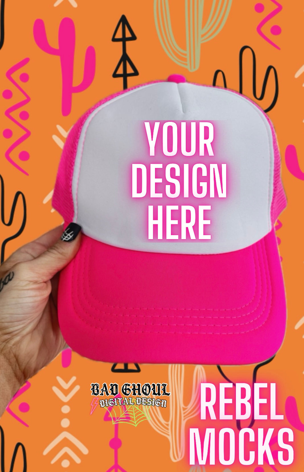 Trending Hat Mock Bundle 8 mocks