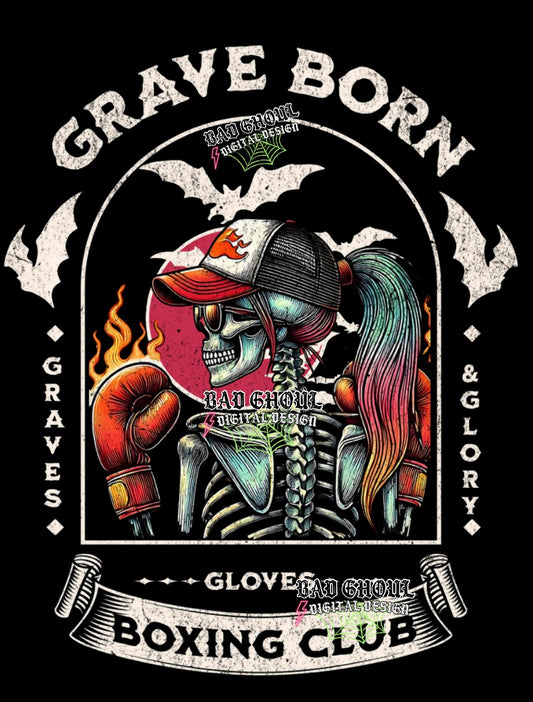 Grave Born Gloves Boxing Club Download PNG