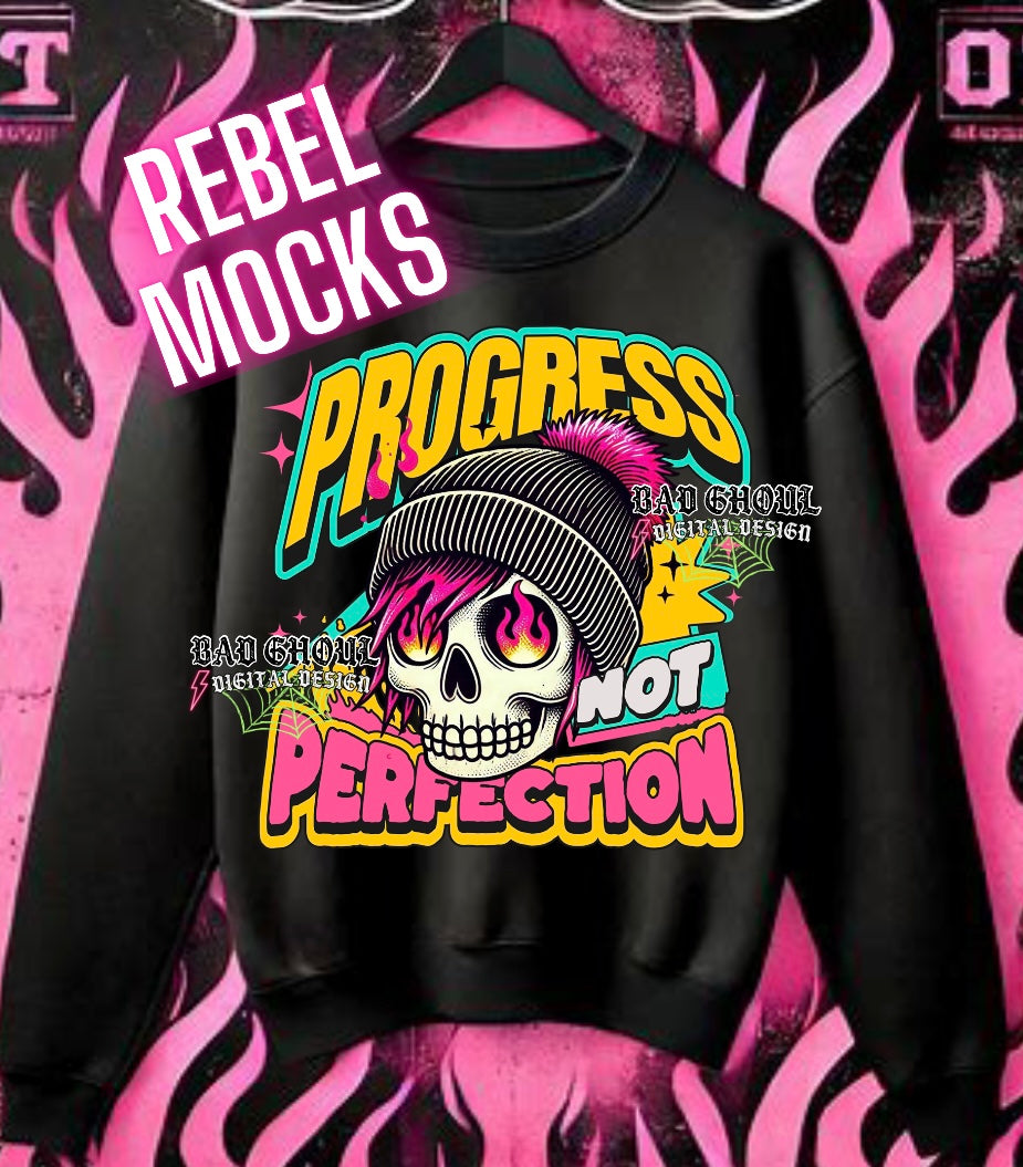 Progress Not Perfection PNG Download