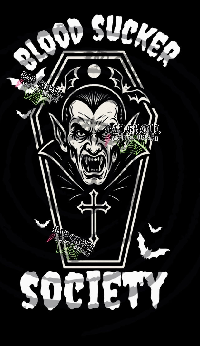 Blood Sucker Society PNG DOWNLOAD black Fab Only