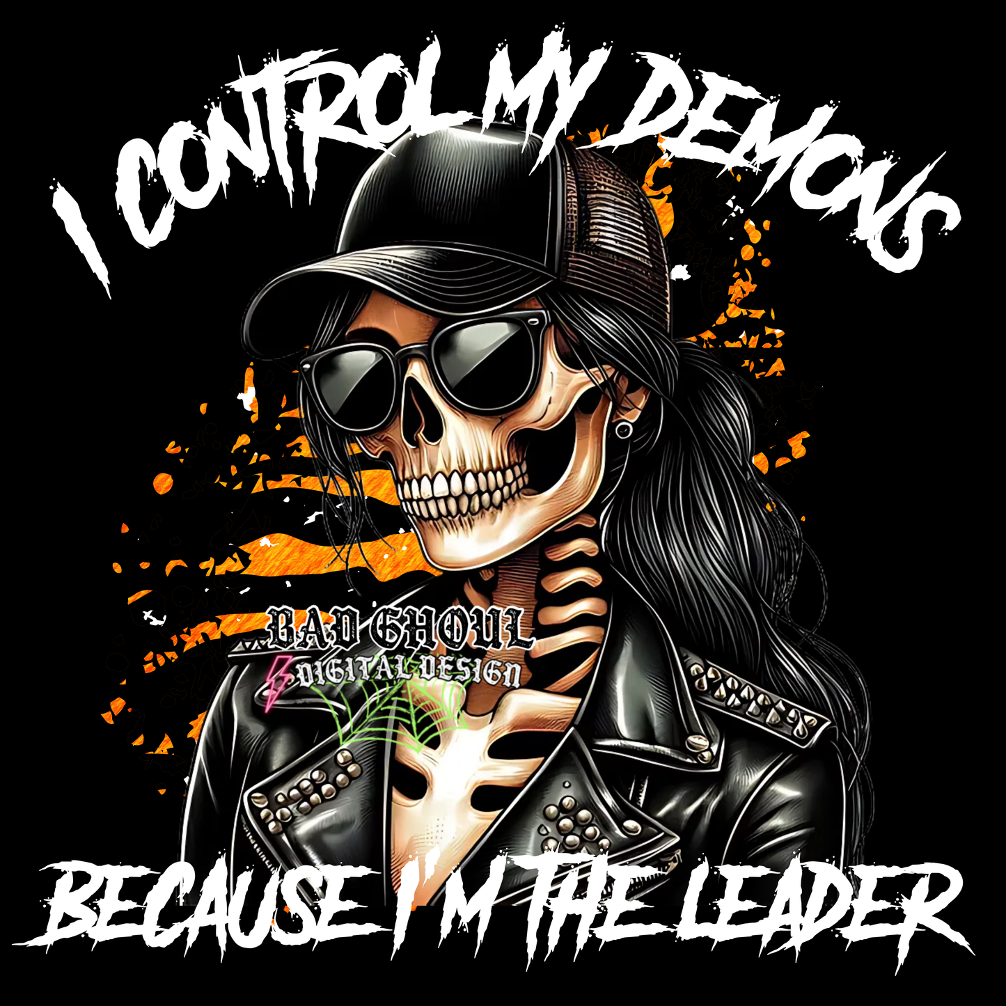I control my demons PNG download