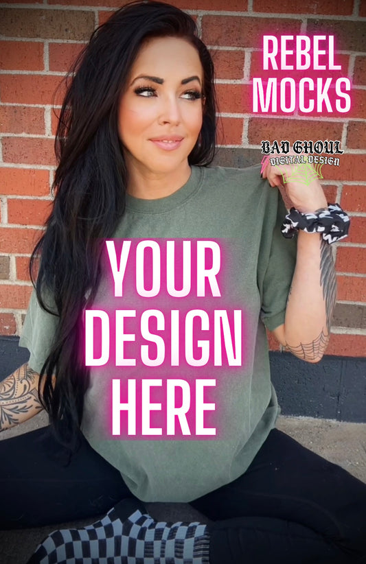 CC Hemp Trendy Model Mock Up