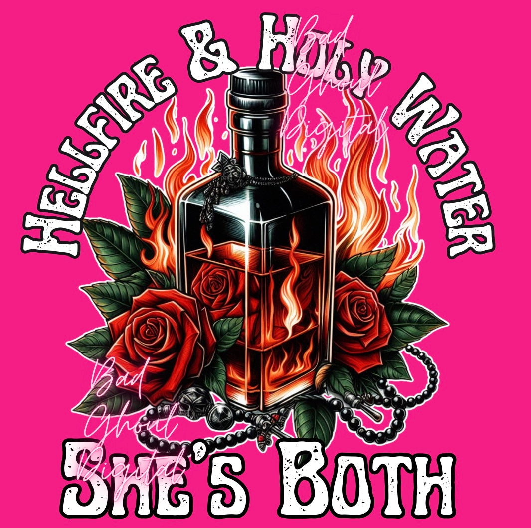 Hellfire & Holy Water DTF and Sub PNG Download 2 Files