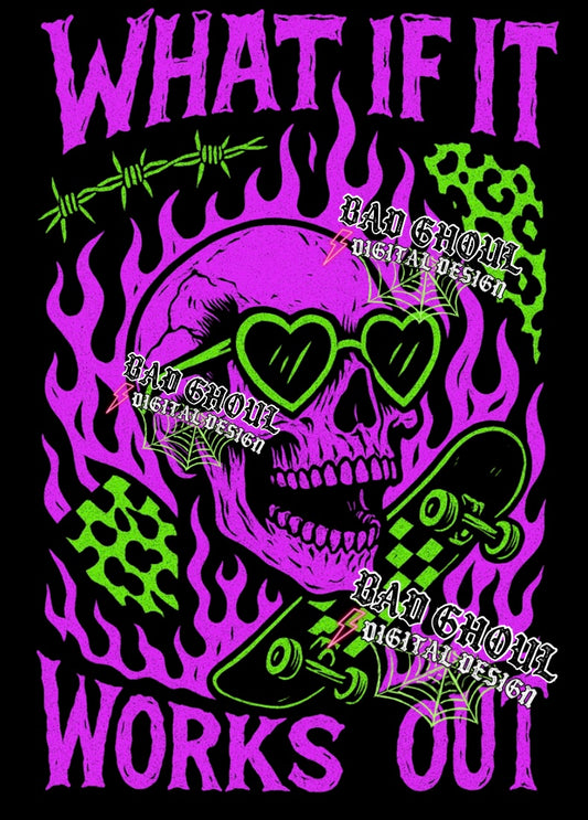 What If It Works Out- Black Fab -PNG Download