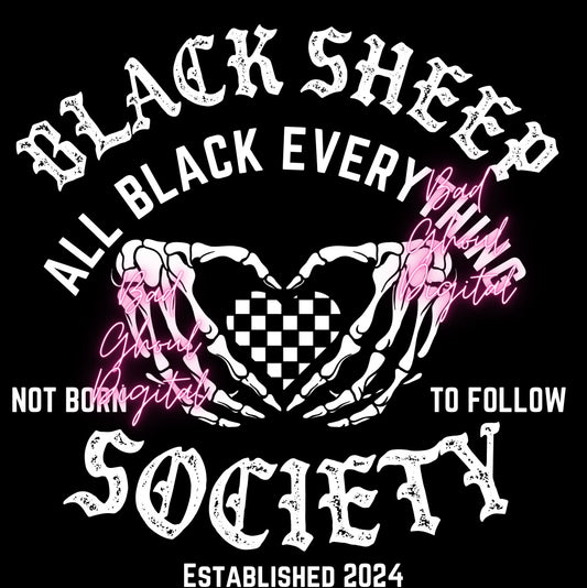 Black Sheep Society PNG Download