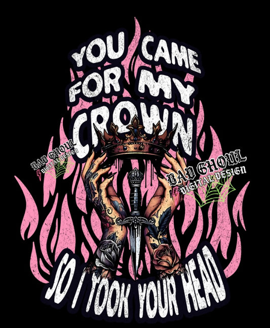 Exclusive You Came For My Crown PNG Download