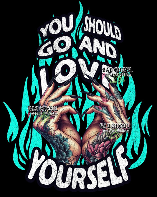 Exclusive You should go and love yourself  PNG Download