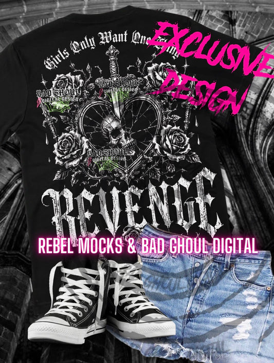 EXCLUSIVE | Revenge| PNG DOWNLOAD| Black Fabric