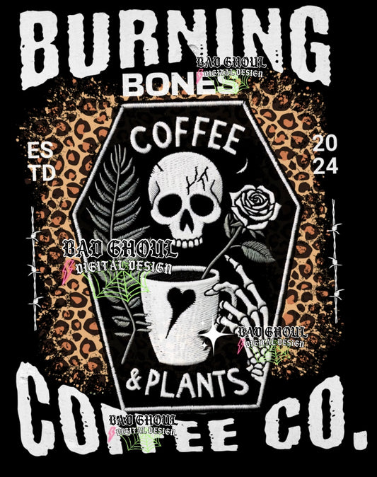 Exclusive Burning Bones Coffee Co.  PNG Download