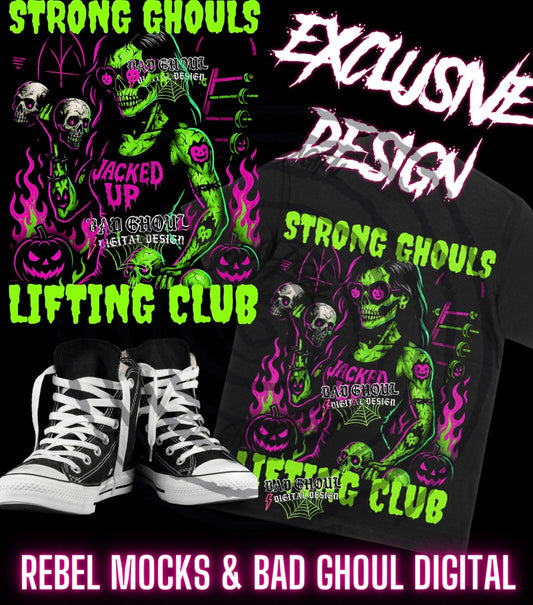Exclusive Strong Ghouls Black Fab PNG DOWNLOAD