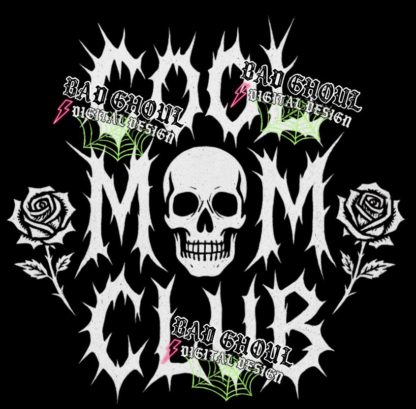 Cool Mom Club PNG DOWNLOAD Black Fab Only
