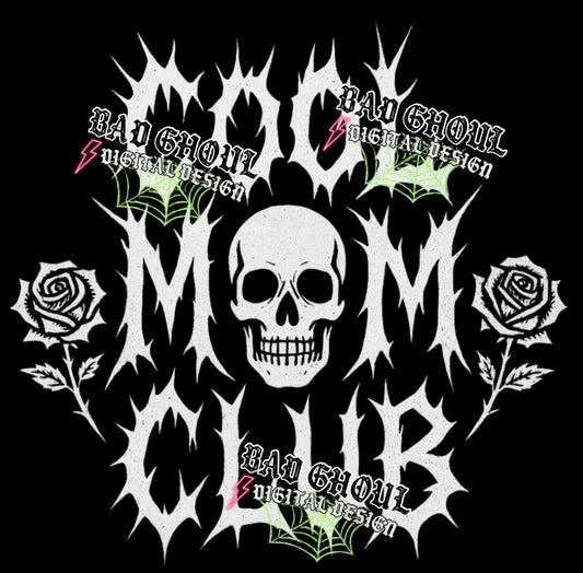 Cool Mom Club PNG DOWNLOAD Black Fab Only