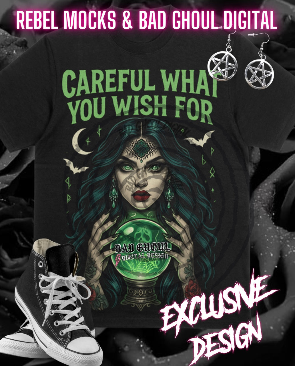 Exclusive Careful What You Wish For DOWNLOAD Black Fabric Only