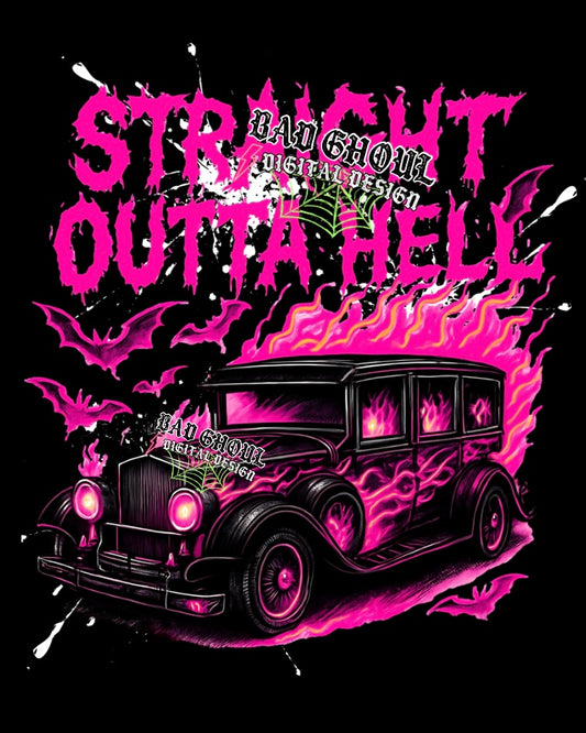 Straight Outta Hell PNG Download