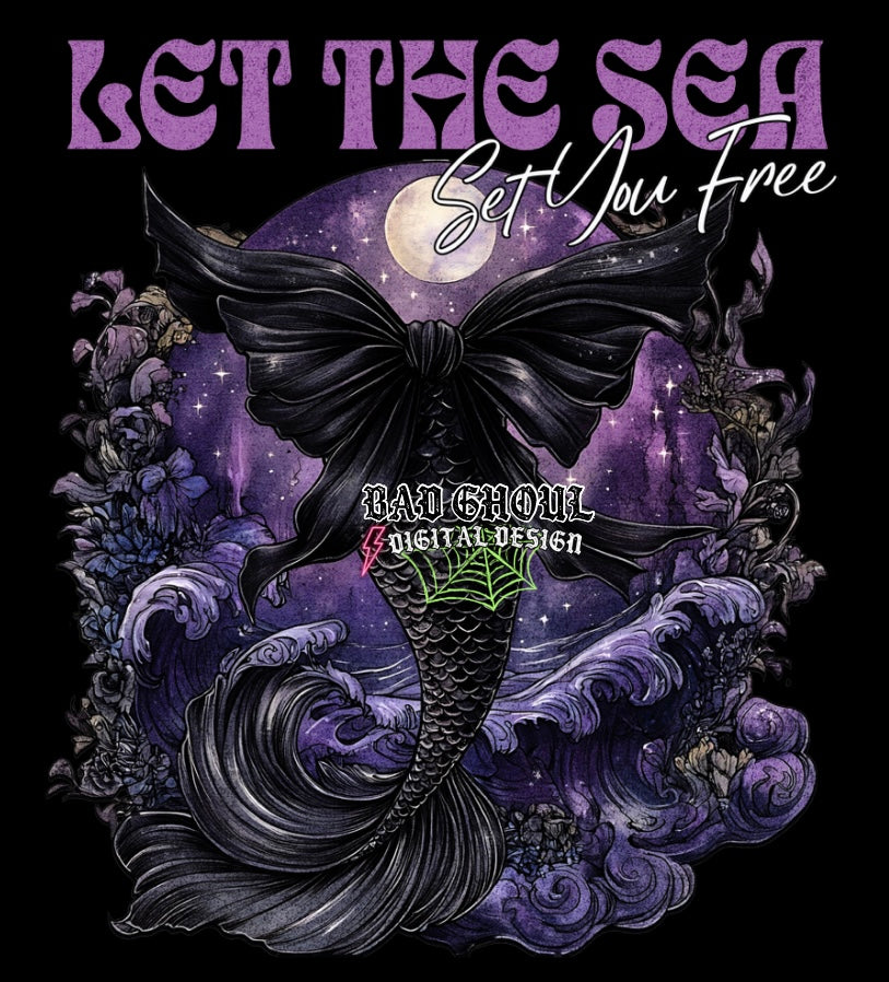 Let The Sea Set You Free PNG Download