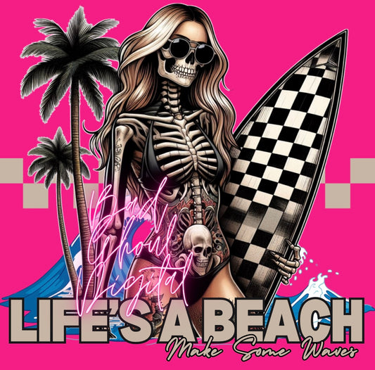 Life’s a Beach PNG Download