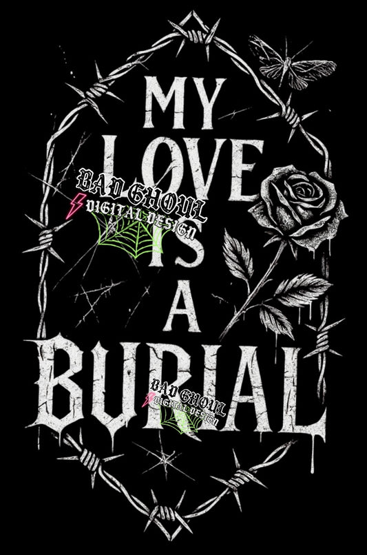 My Love PNG Download Black Fabric Only
