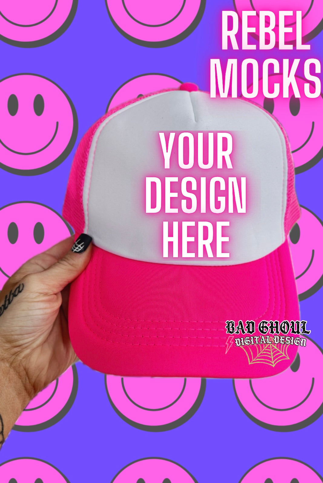 Trending Hat Mock Bundle 8 mocks