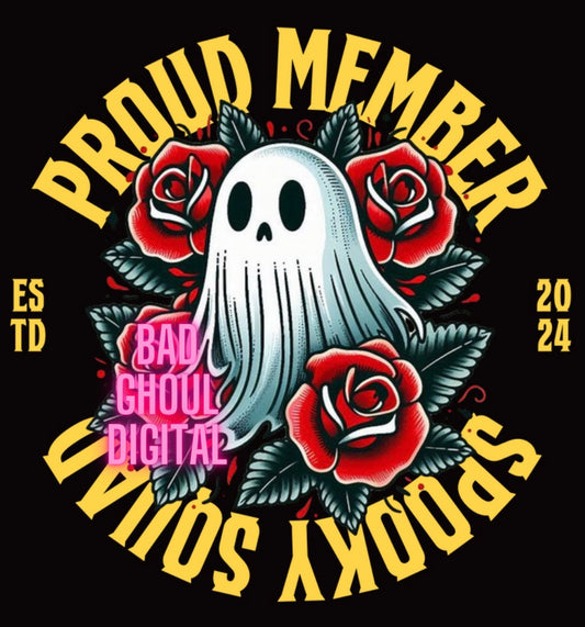 Proud Member Of The Spooky Squad PNG Download