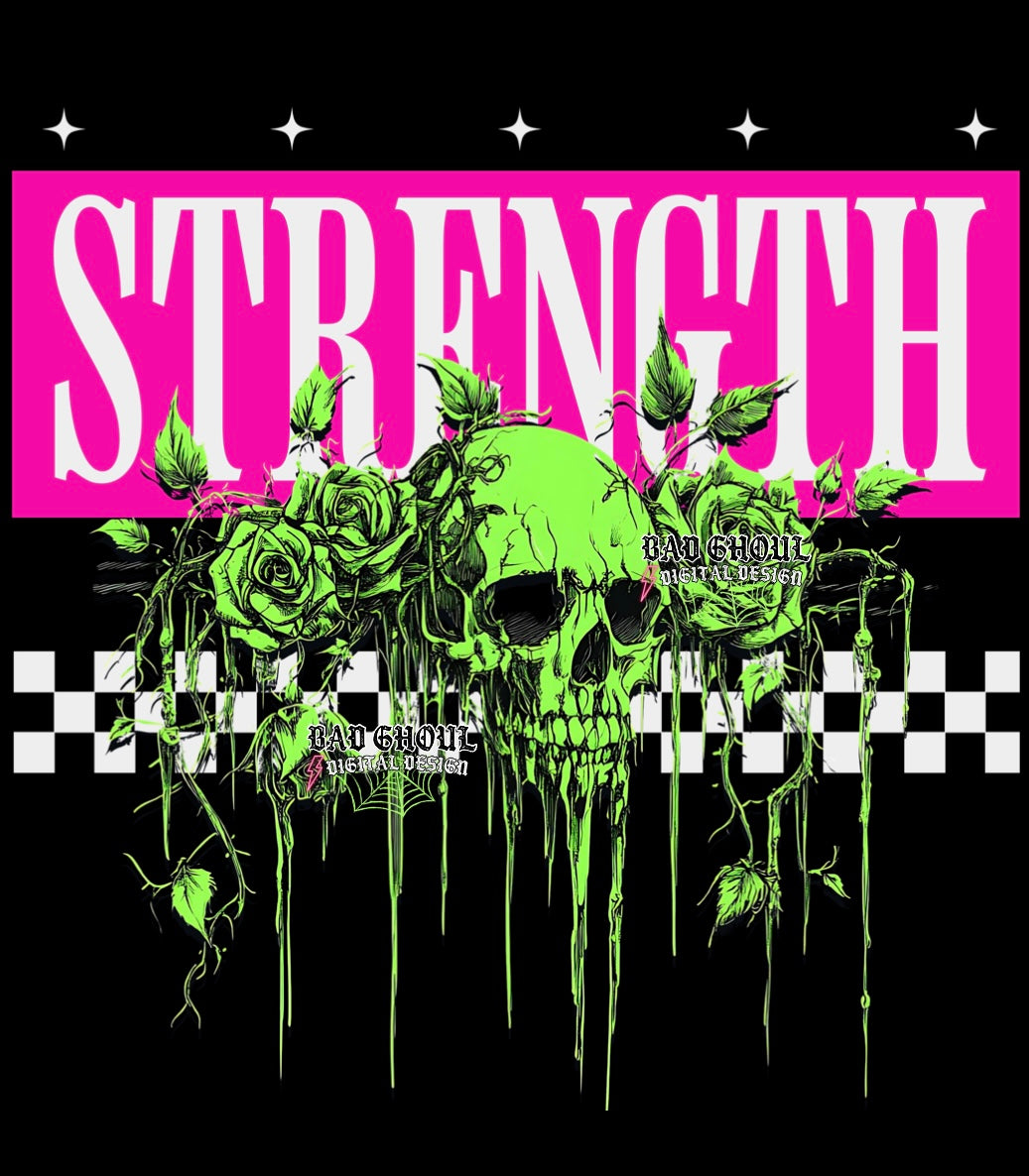 Strength for BLACK or Dark Fabric ONLY PNG Download