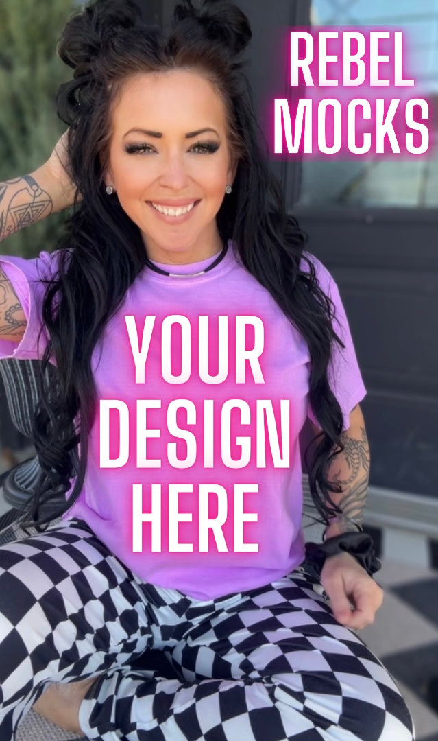 CC Neon Violet Model Mock Up IRL