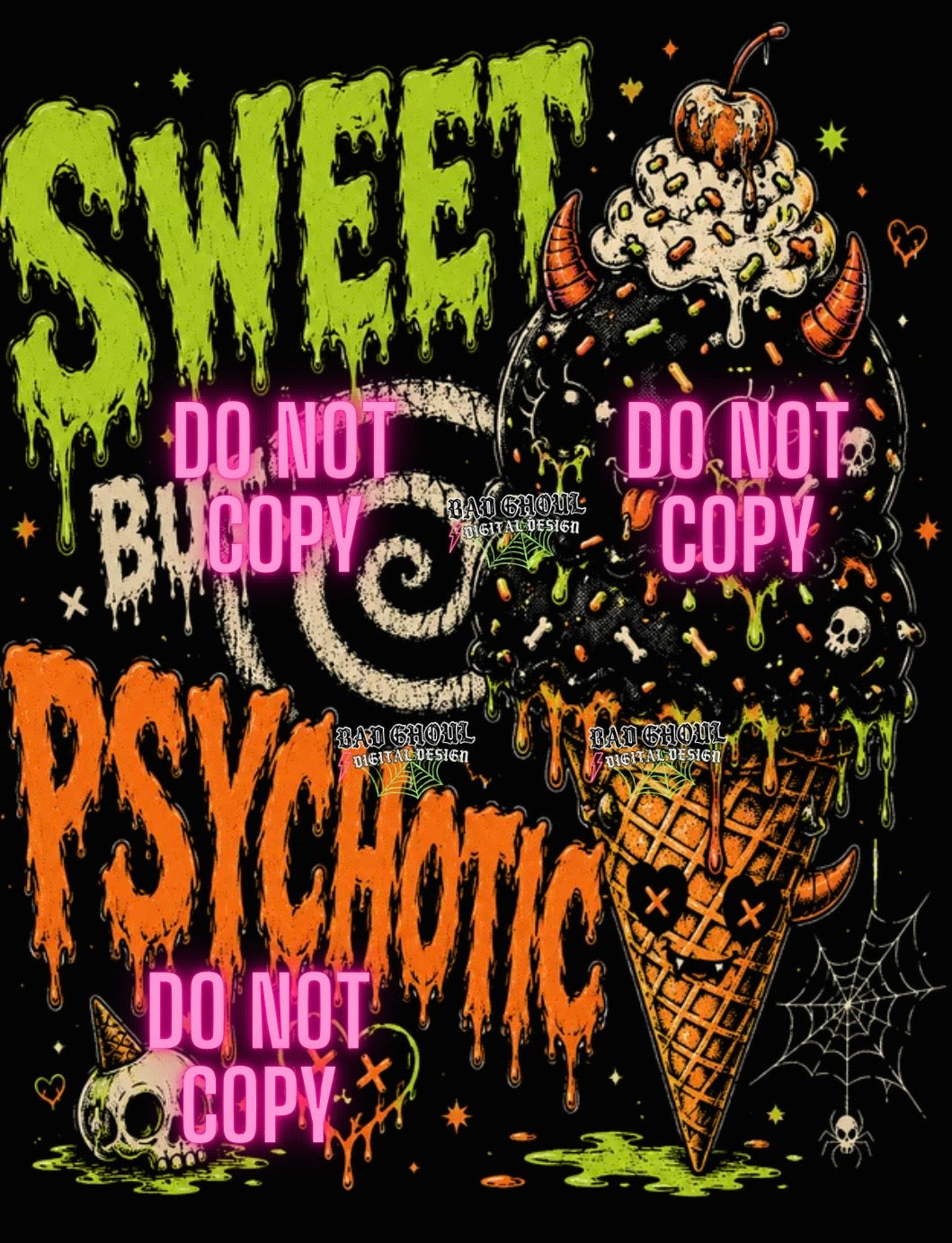 Sweet But| PNG DOWNLOAD| Black Fabric
