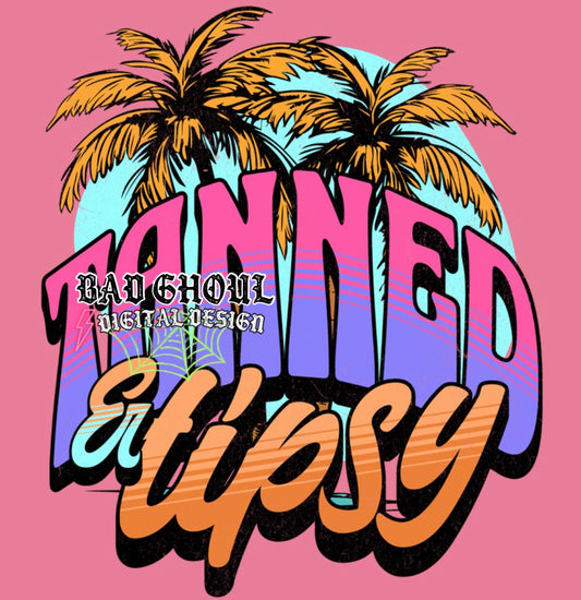 Tanned & Tipsy PNG Download