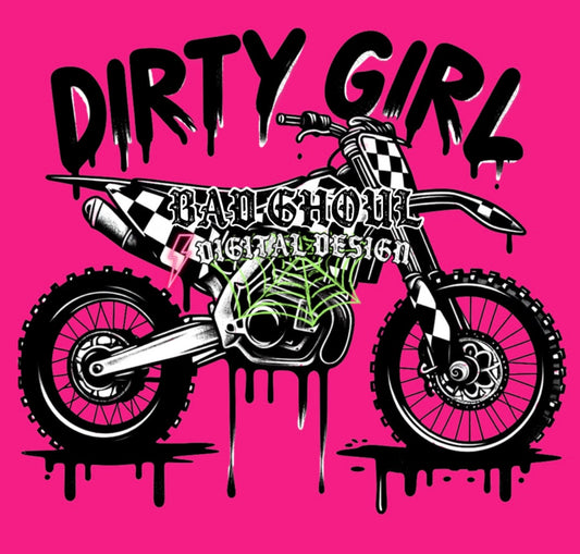 Dirty Girl Download PNG With Checkered Sleeve