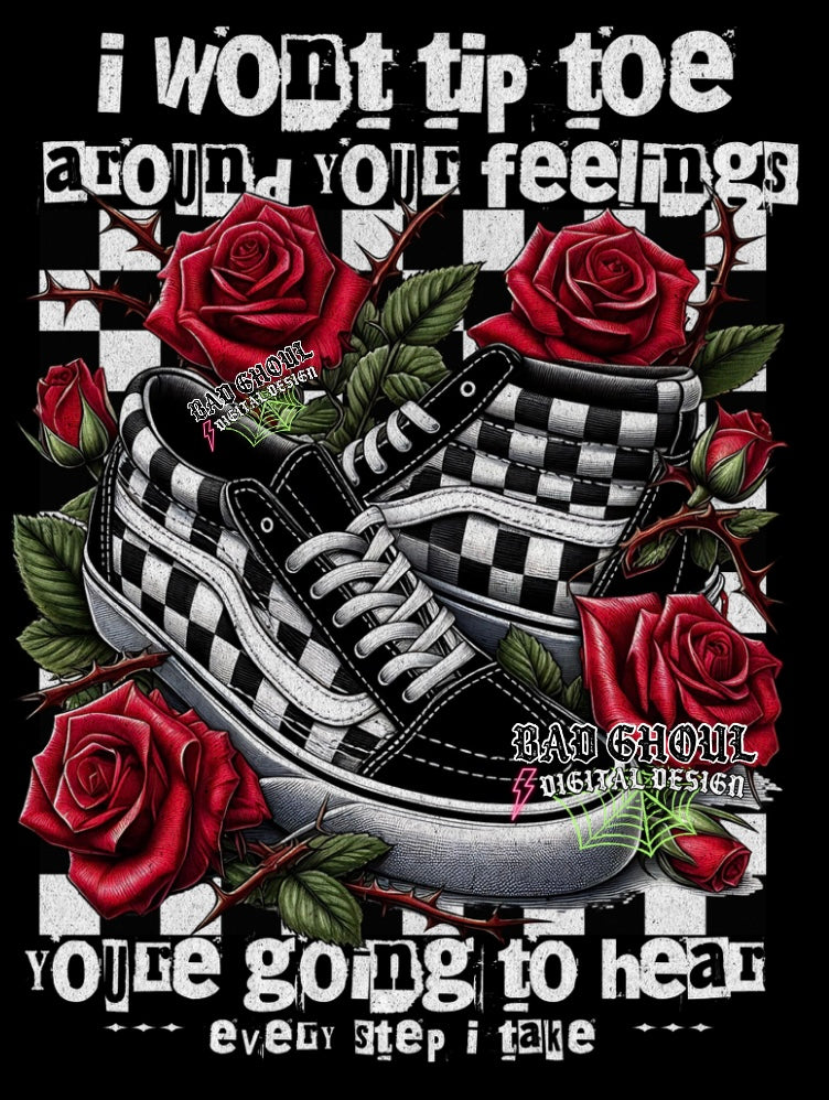 I Wont Tip Toe PNG Download
