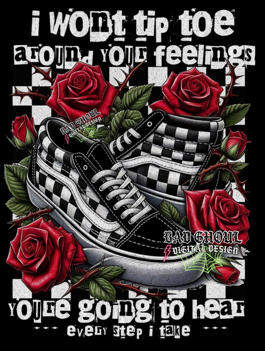 I Wont Tip Toe PNG Download