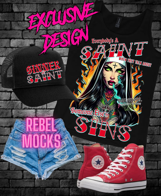 EXCLUSIVE Everybodys A Saint  PNG Download
