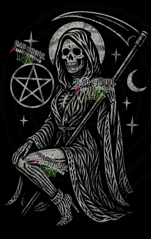 Lady Reaper PNG DOWNLOAD Black Fab Only