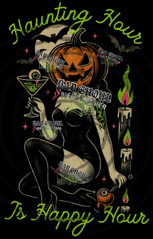 Haunting Hour Black Fabric PNG DOWNLOAD