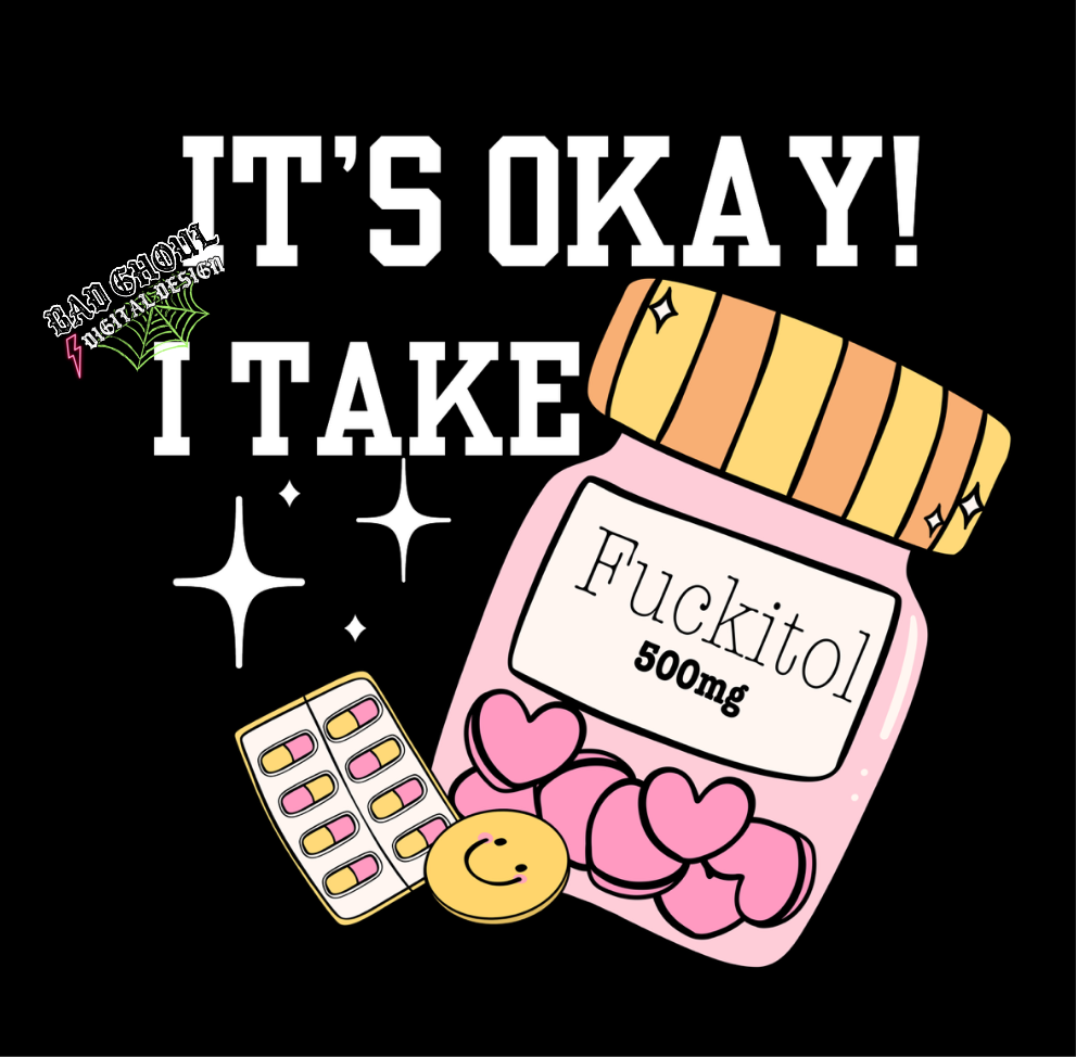 Its OKAY! PNG Download black and white