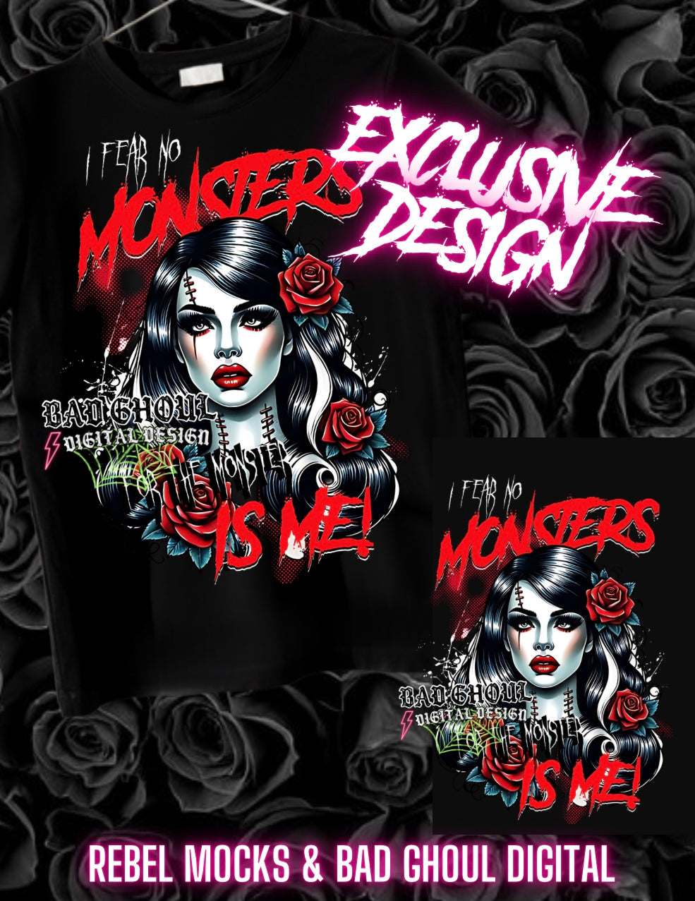 Exclusive I Fear No Monsters PNG DOWNLOAD