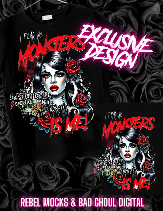 Exclusive I Fear No Monsters PNG DOWNLOAD