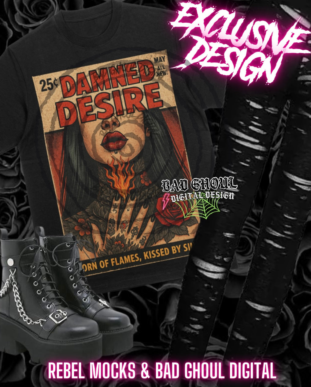 Exclusive Damned Desire PNG DOWNLOAD