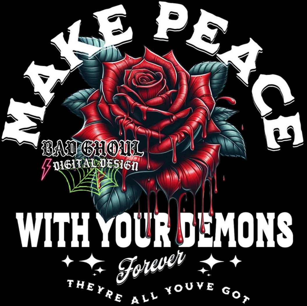 Make Peace With Your Demons PNG Download