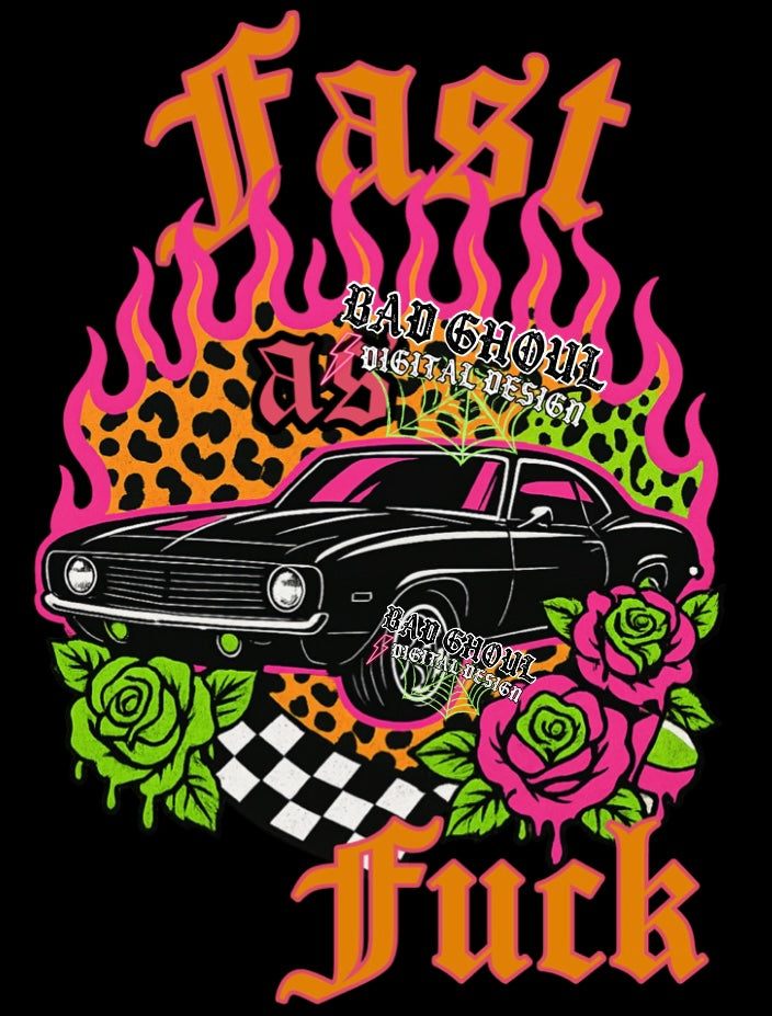 Fast As Fuck PNG Download – Rebel Mocks & Badghoul Digital