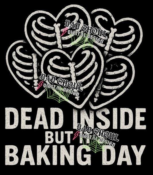 Baking Day PNG DOWNLOAD Black Fab Only