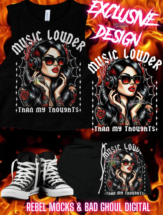 EXCLUSIVE Music Louder PNG Download