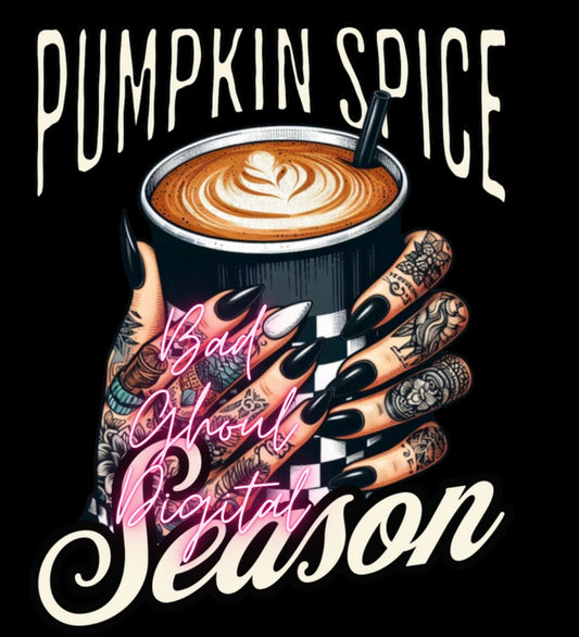 Pumpkin Spice Season PNG Download