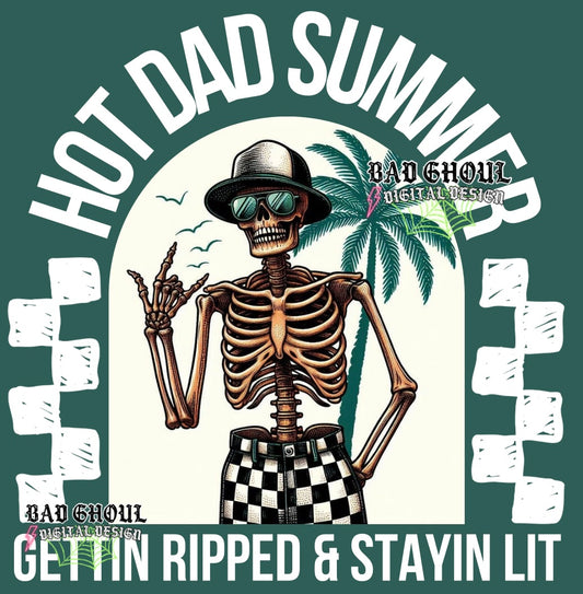 Hot Dad Summer PNG Download