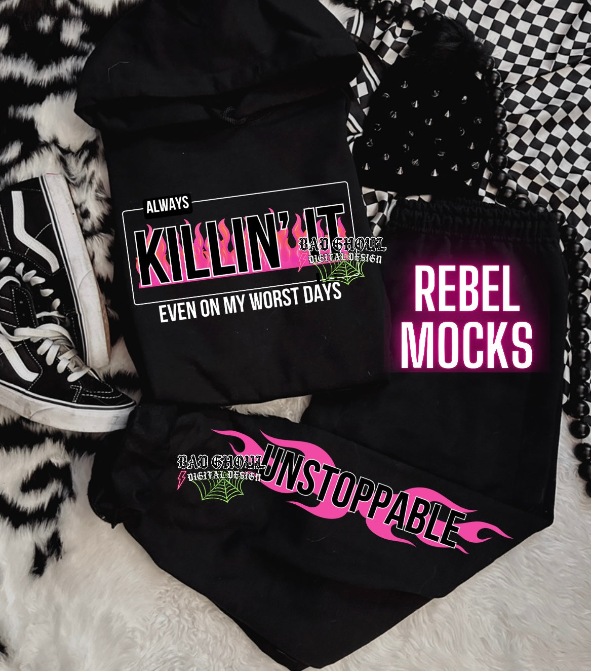 Always Killin It + Sleeve PNG Download