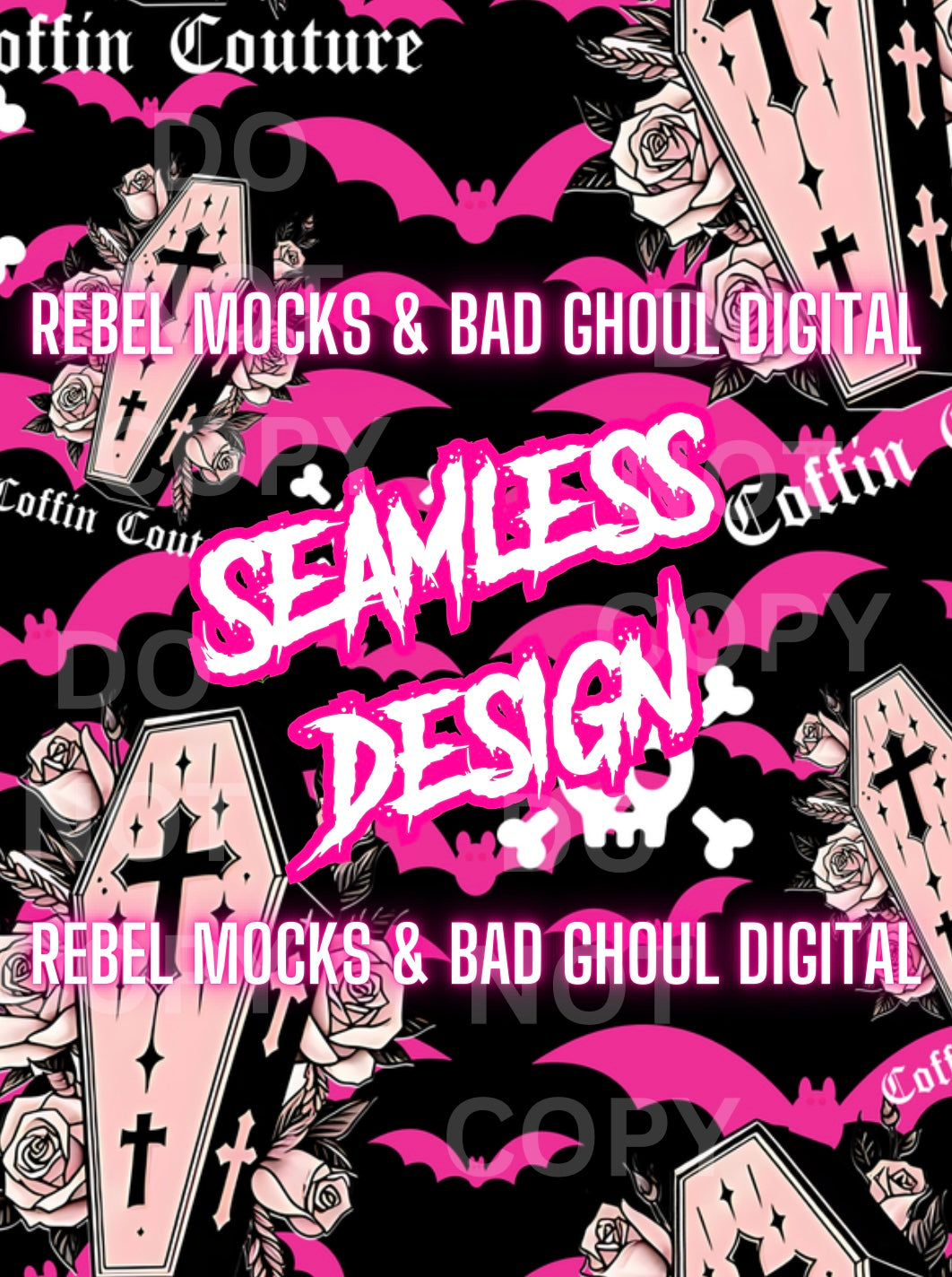 Coffin Seamless PNG Download