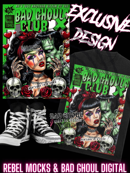 EXCLUSIVE Bad Ghouls Club  PNG Download